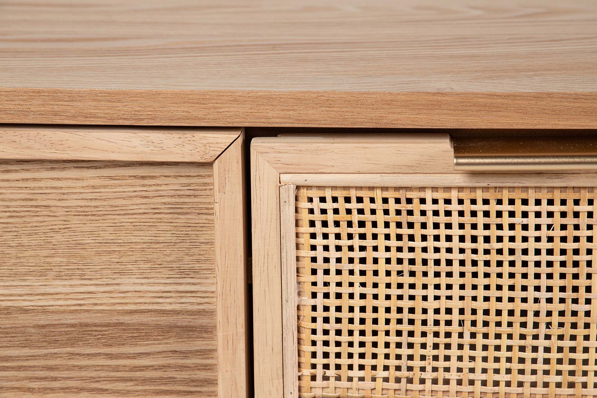 BROWN MDF CONSOLE 108x40x77 CM