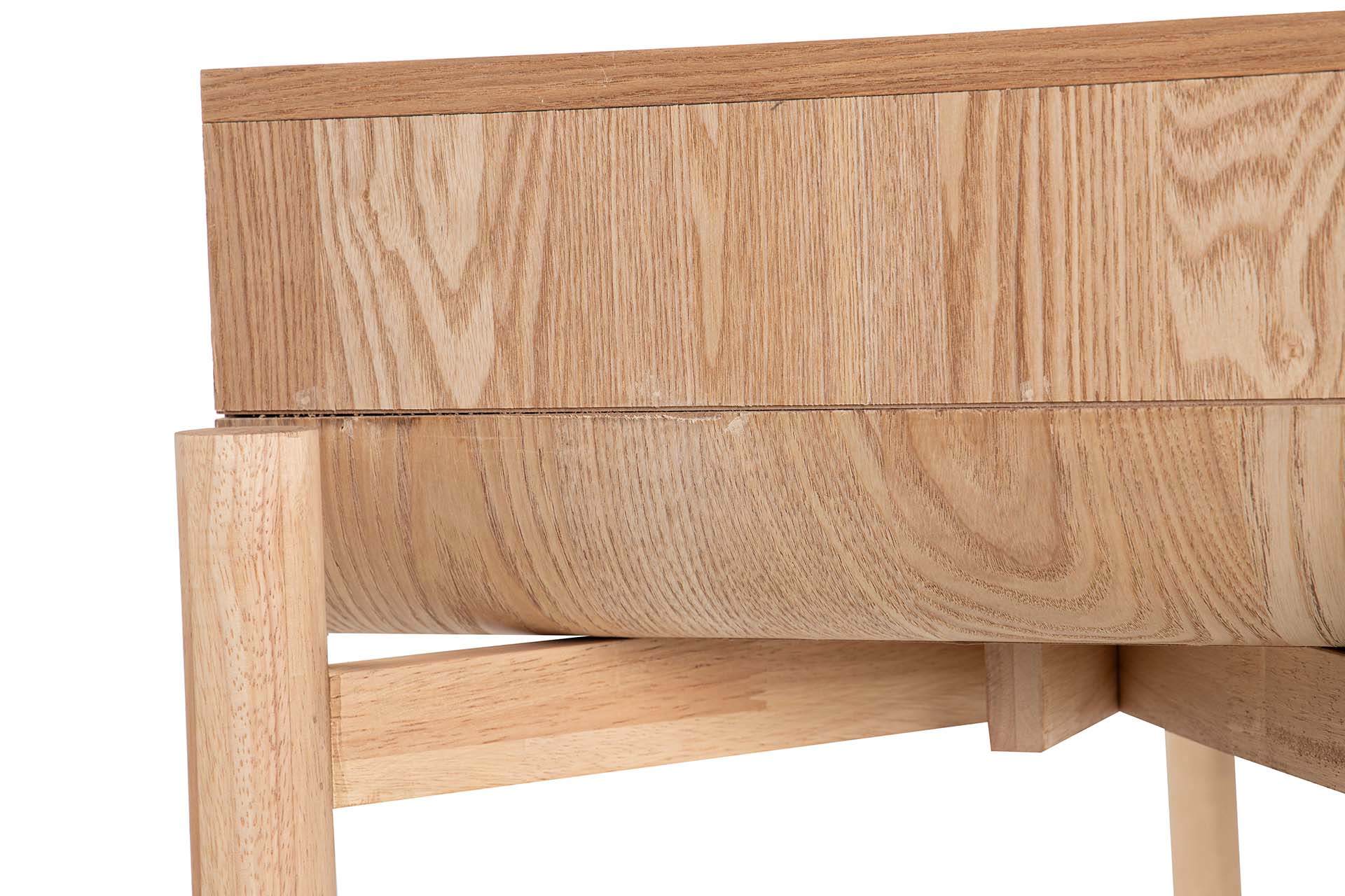 BROWN MDF CONSOLE 108x40x77 CM