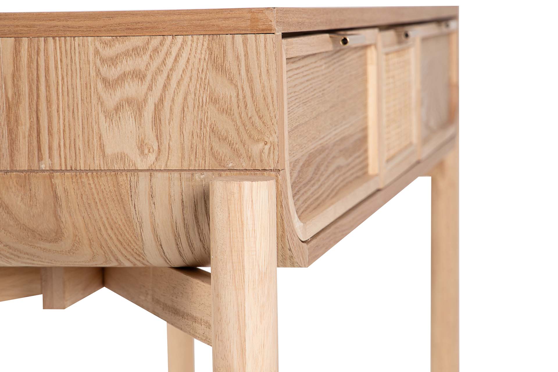 BROWN MDF CONSOLE 108x40x77 CM