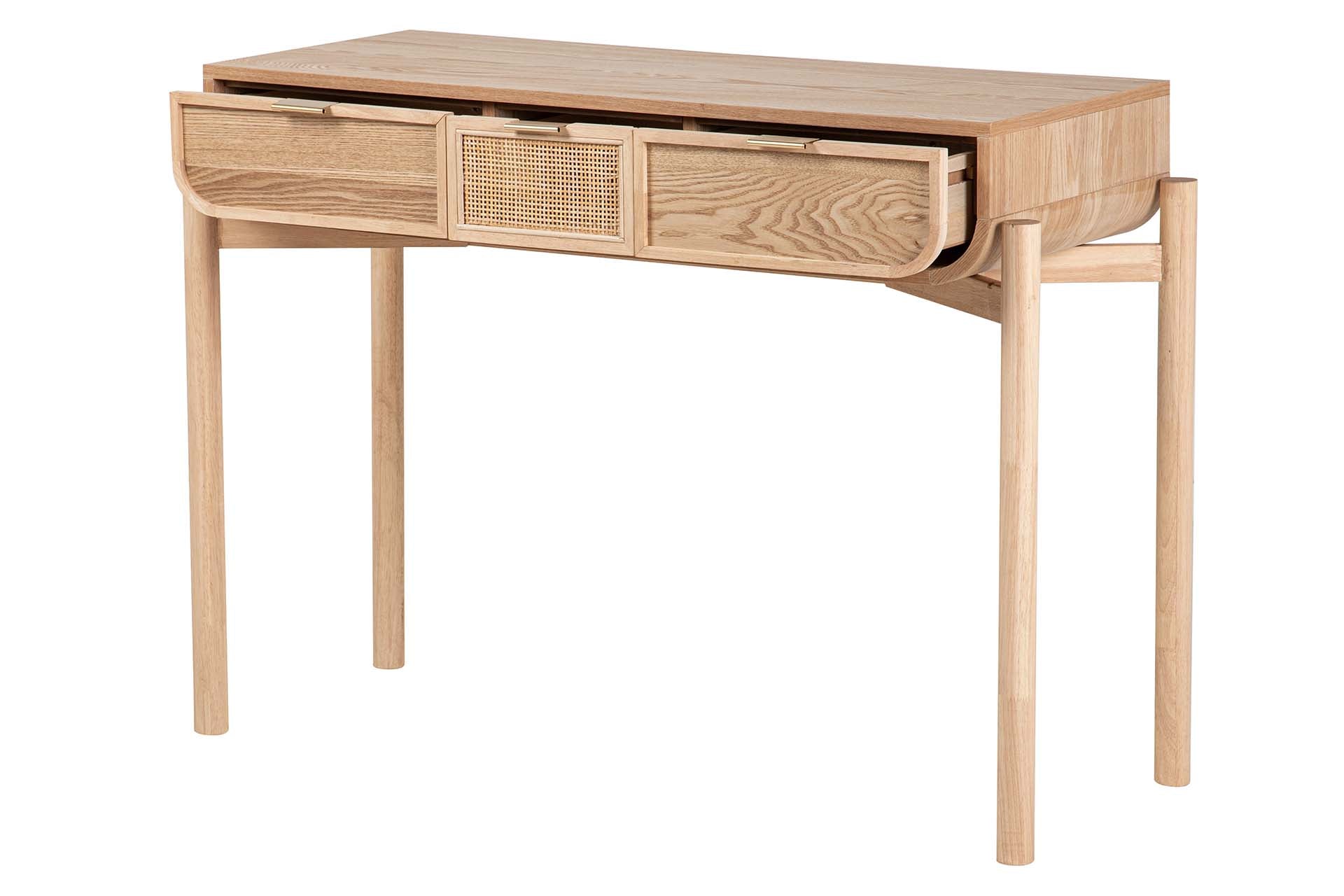 CONSOLA MDF MARRON 108x40x77 CM