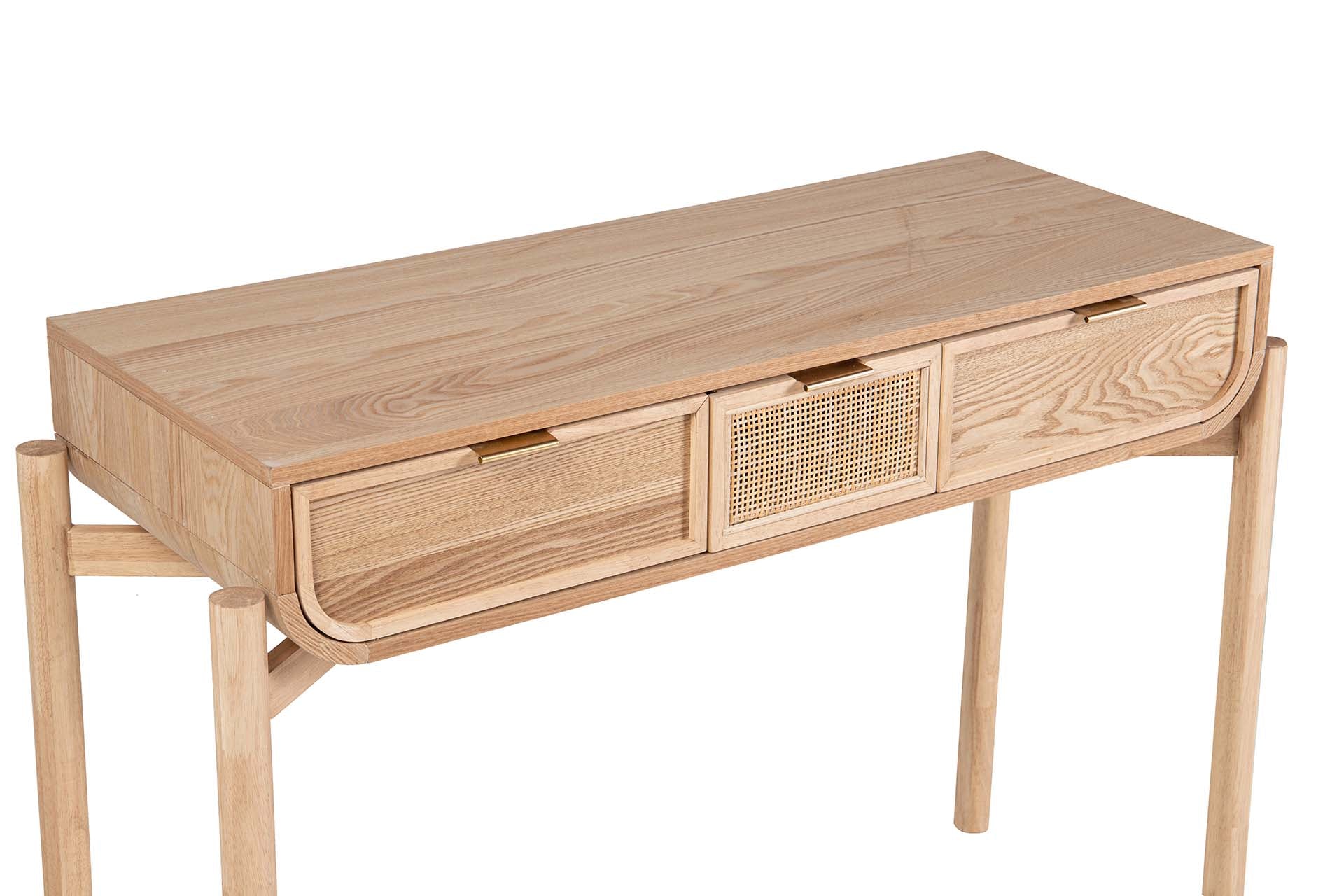 CONSOLA MDF MARRON 108x40x77 CM