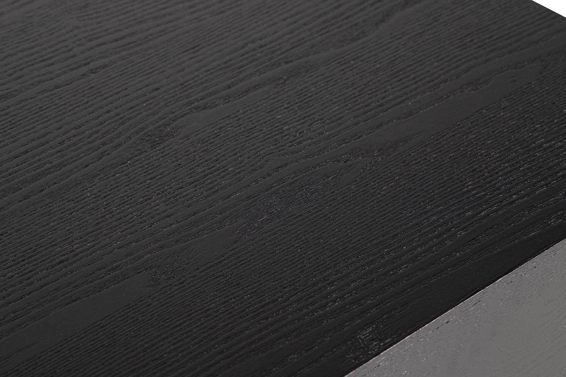 CONSOLA MDF METAL NEGRO BLANCO 100x40x77 CM