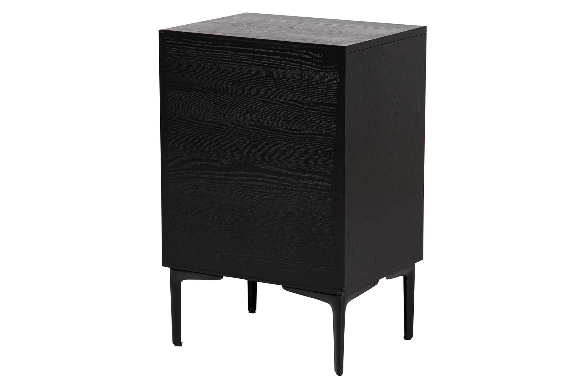 3-DRAWER MDF METAL NIGHTSTAND 46x35x70 CM