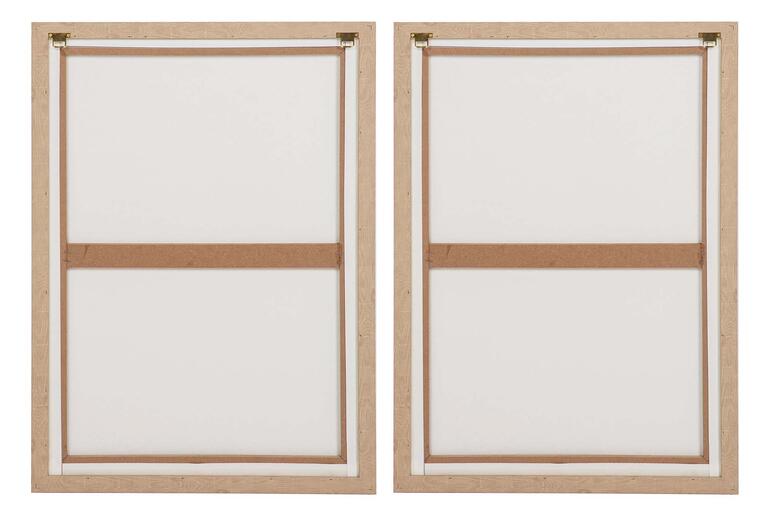SET 2 CUADROS CON RELIEVE 50x3x70 CM
