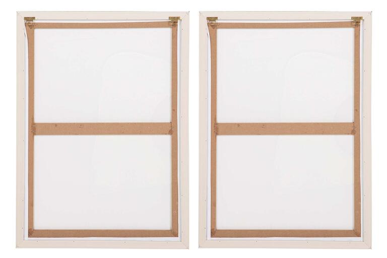 SET 2 CUADROS CON RELIEVE 50x3x70 CM