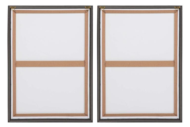 SET 2 CUADROS 50% PINTADO A MANO 50x3x70 CM