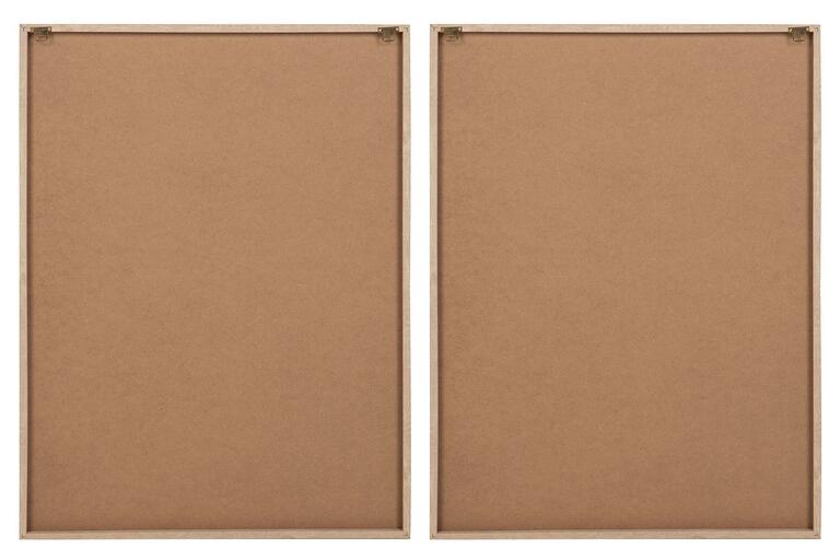 SET 2 CUADROS PAPEL ARROZ CON RELIEVE 60x3x80 CM
