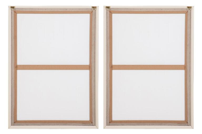 SET 2 CUADROS FOAM CON RELIEVE 60x3x90 CM