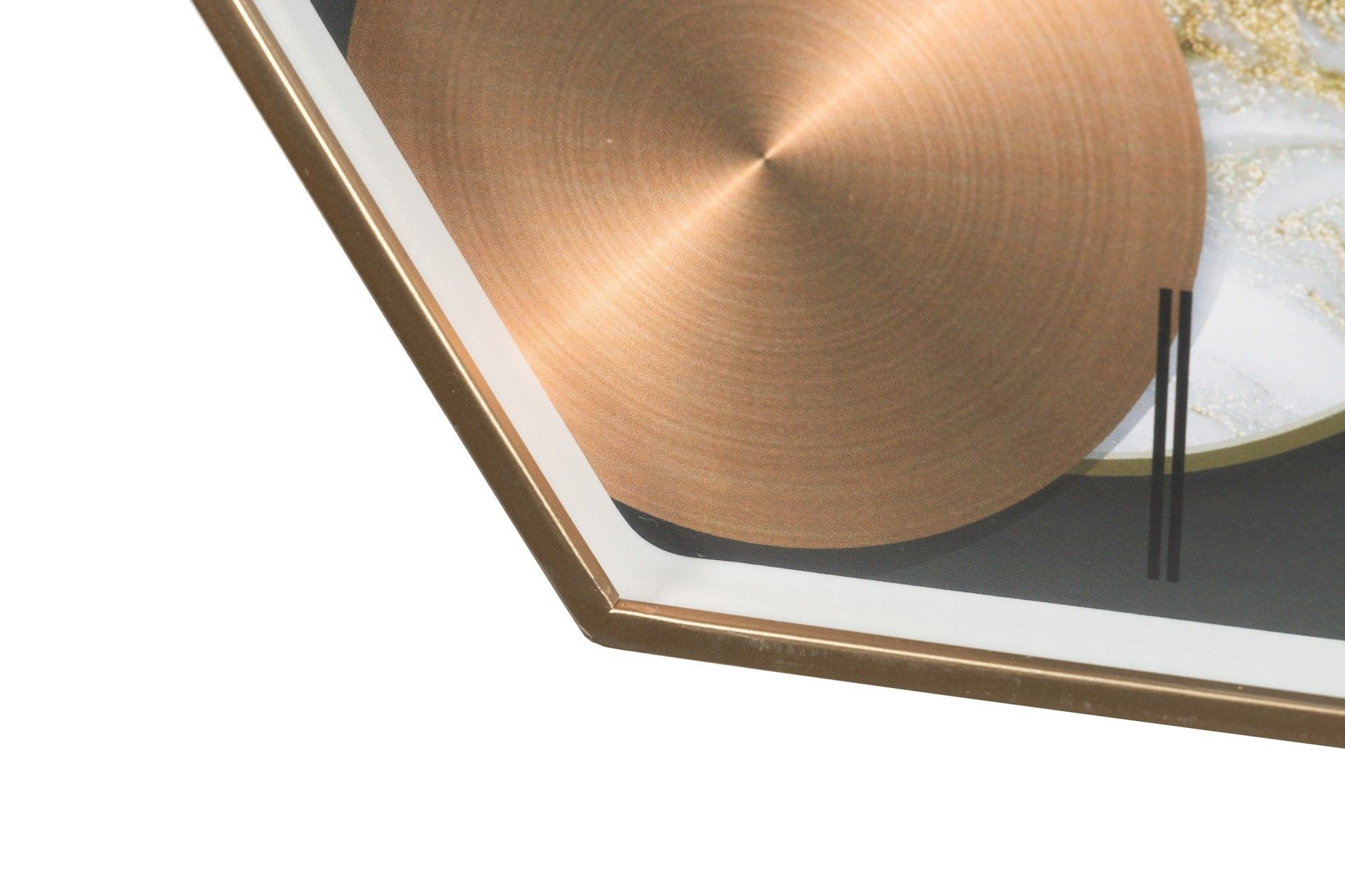 RELOJ PARED METAL CRISTAL 45x6x39 CM