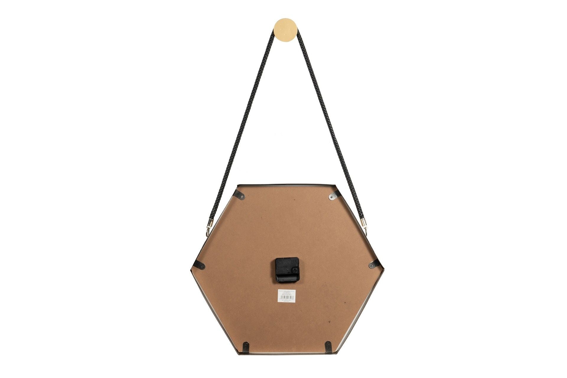 RELOJ PARED METAL CRISTAL 45x6x39 CM