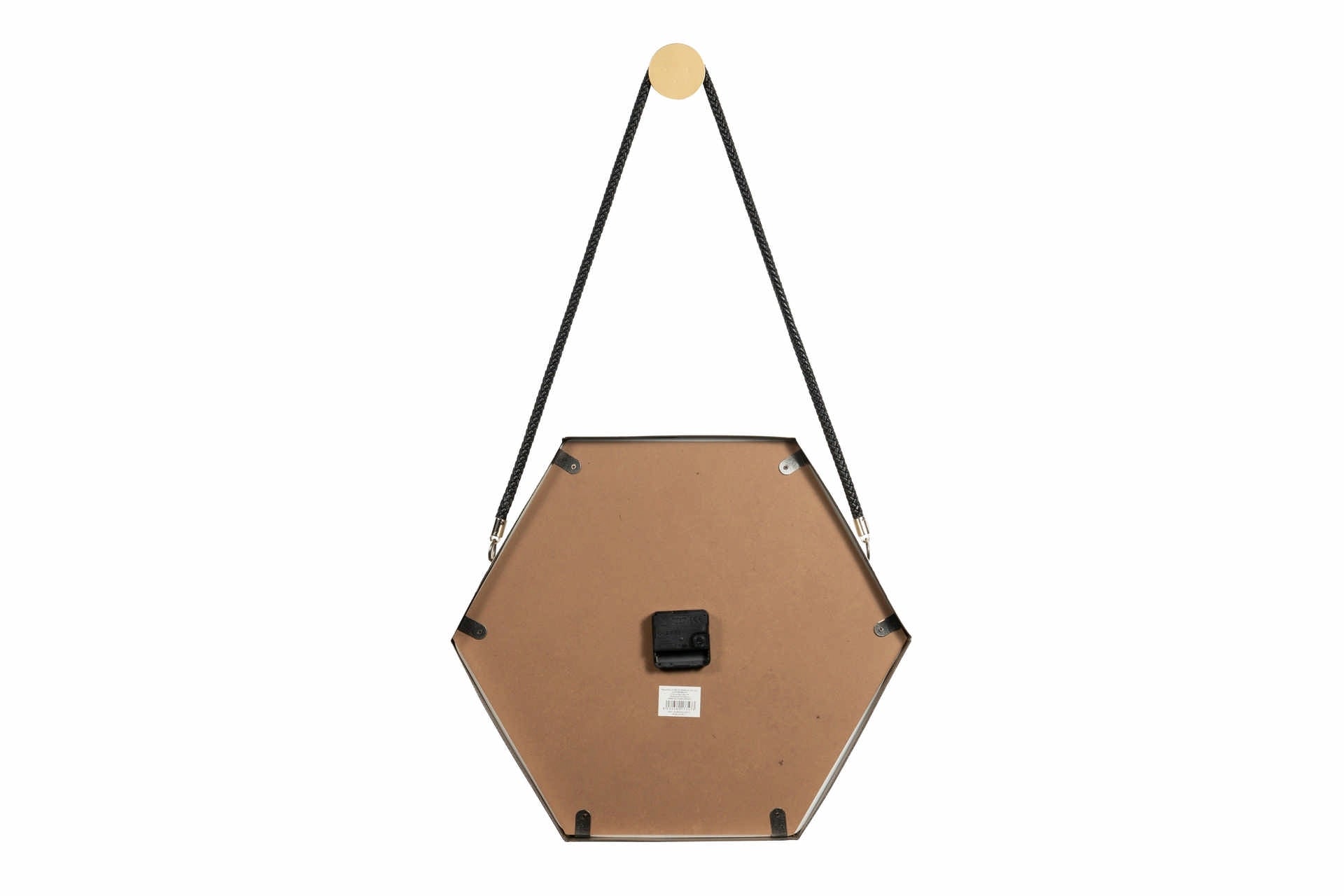 RELOJ PARED METAL CRISTAL 45x6x39 CM