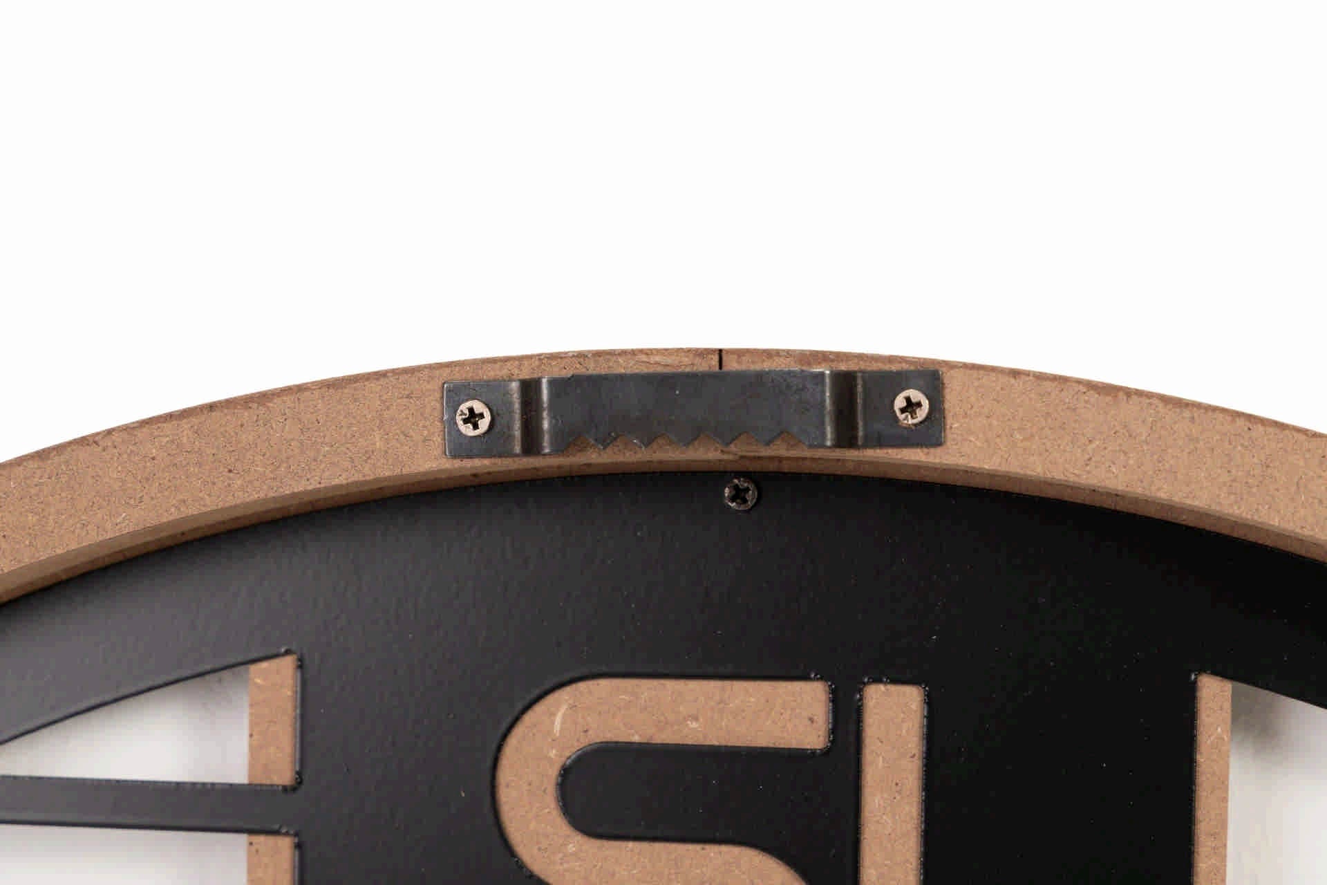 RELOJ PARED METAL MDF 60x5x60 CM
