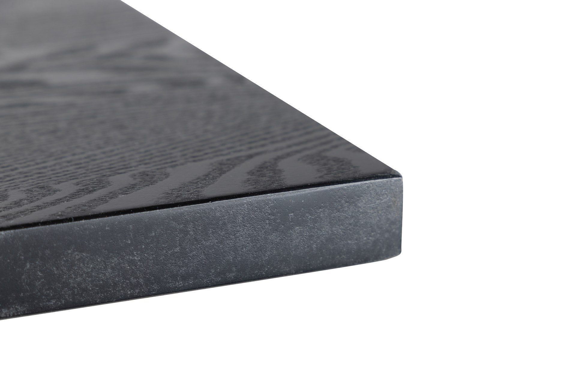 MESA DE JANTAR DE METAL MDF PRETO E DOURADO 180x90x75 CM