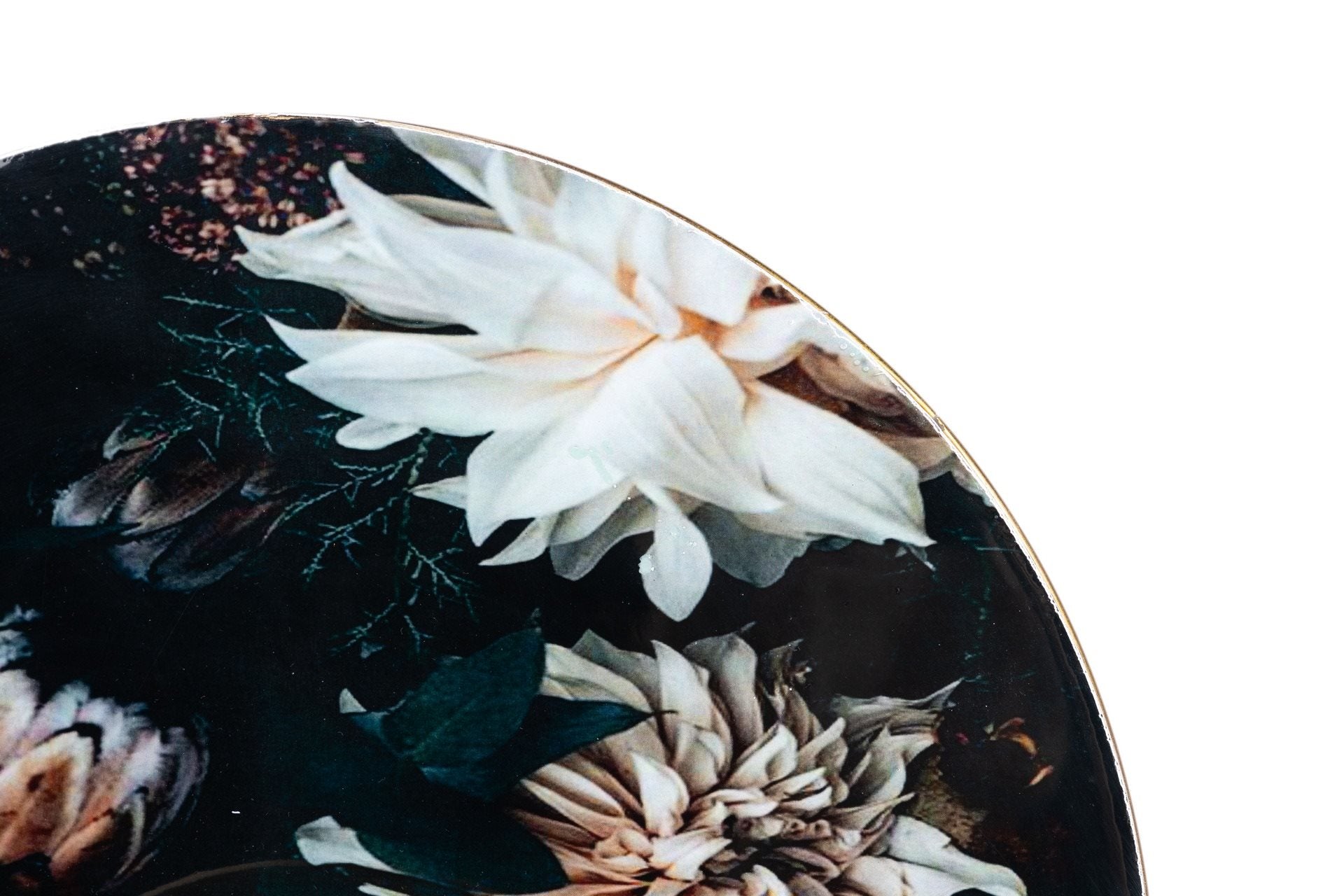 CANDEEIRO DE MESA METAL AZUL DOURADO 36x14x61 CM