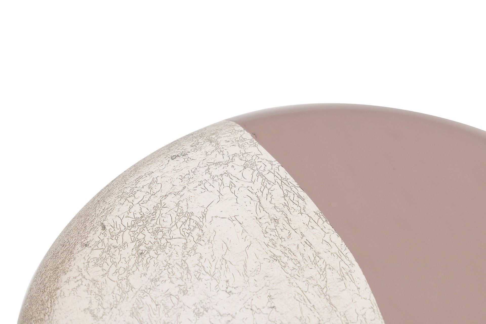 PINK METAL STOOL / AUXILIARY TABLE 34x34x45 CM