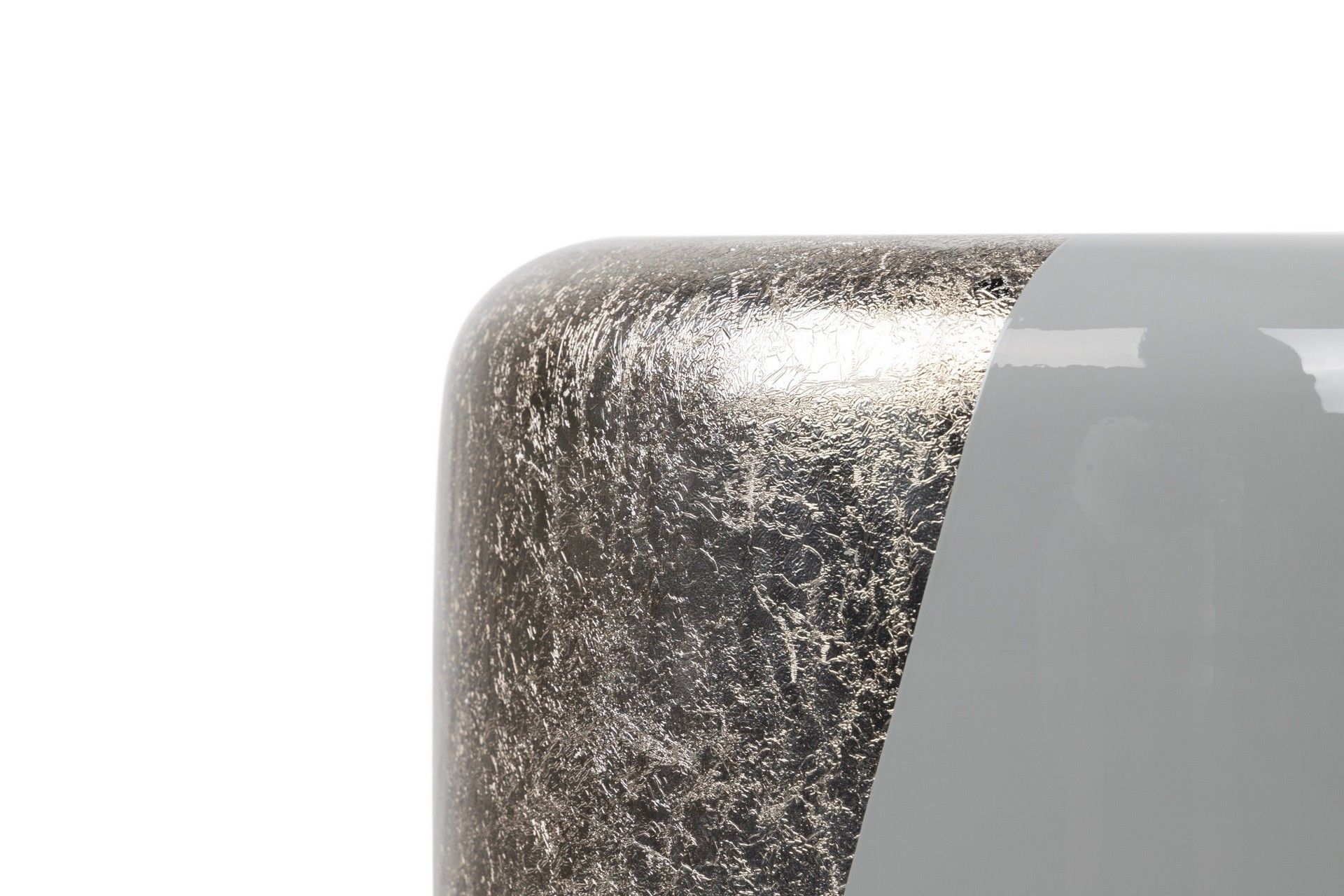 STOOL / AUXILIARY TABLE GREEN METAL 34x34x45 CM