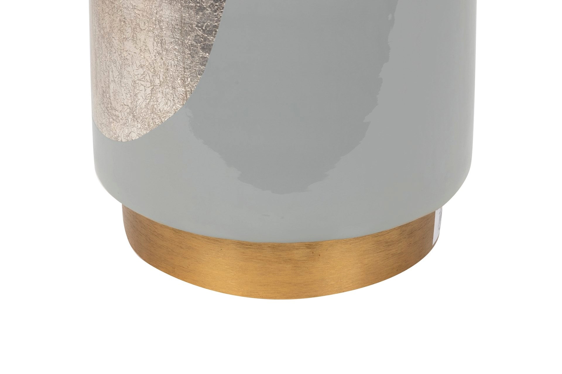 STOOL / AUXILIARY TABLE GREEN METAL 34x34x45 CM