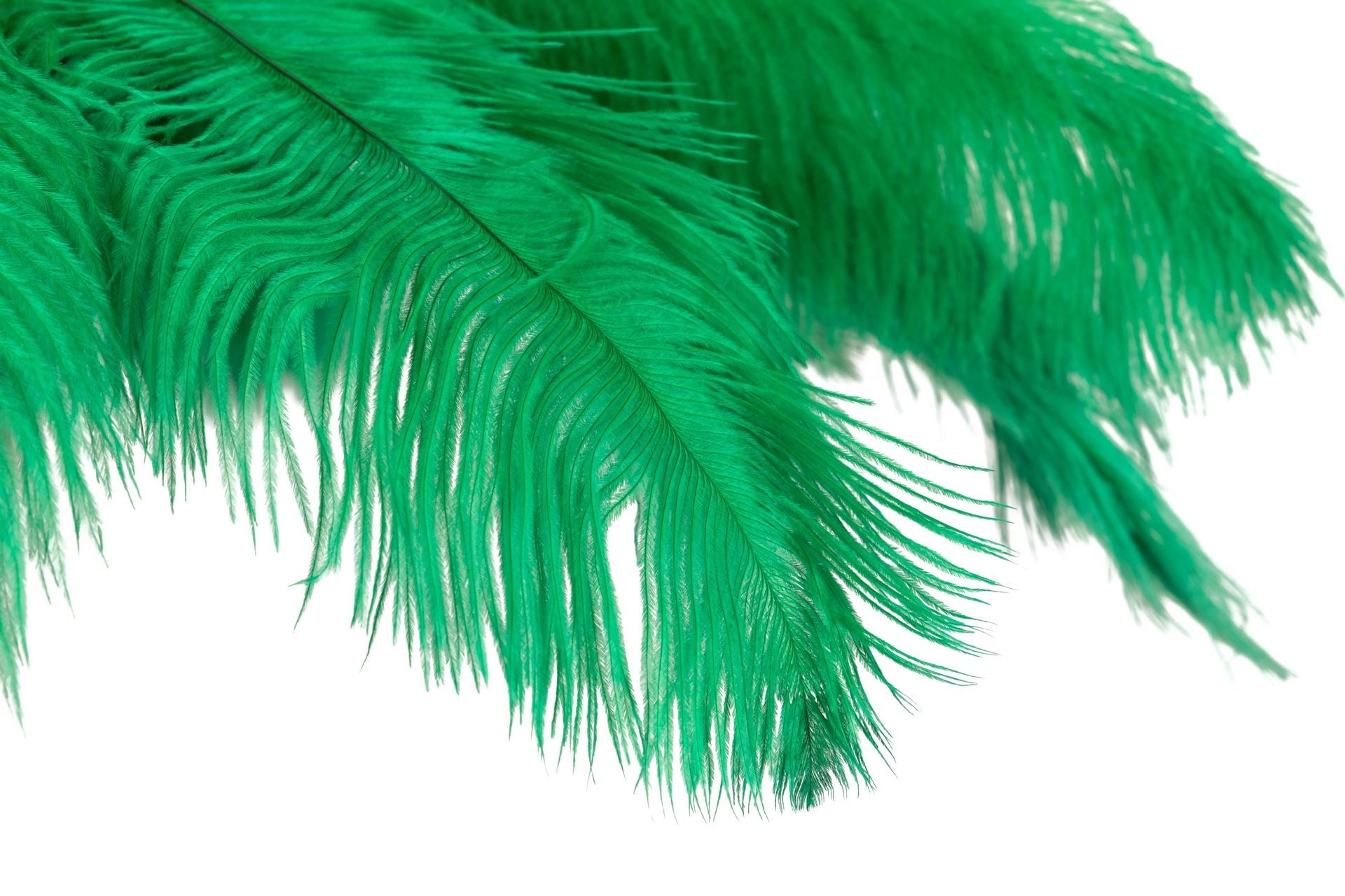 GREEN FEATHER CEILING LAMP 62x62x174 CM