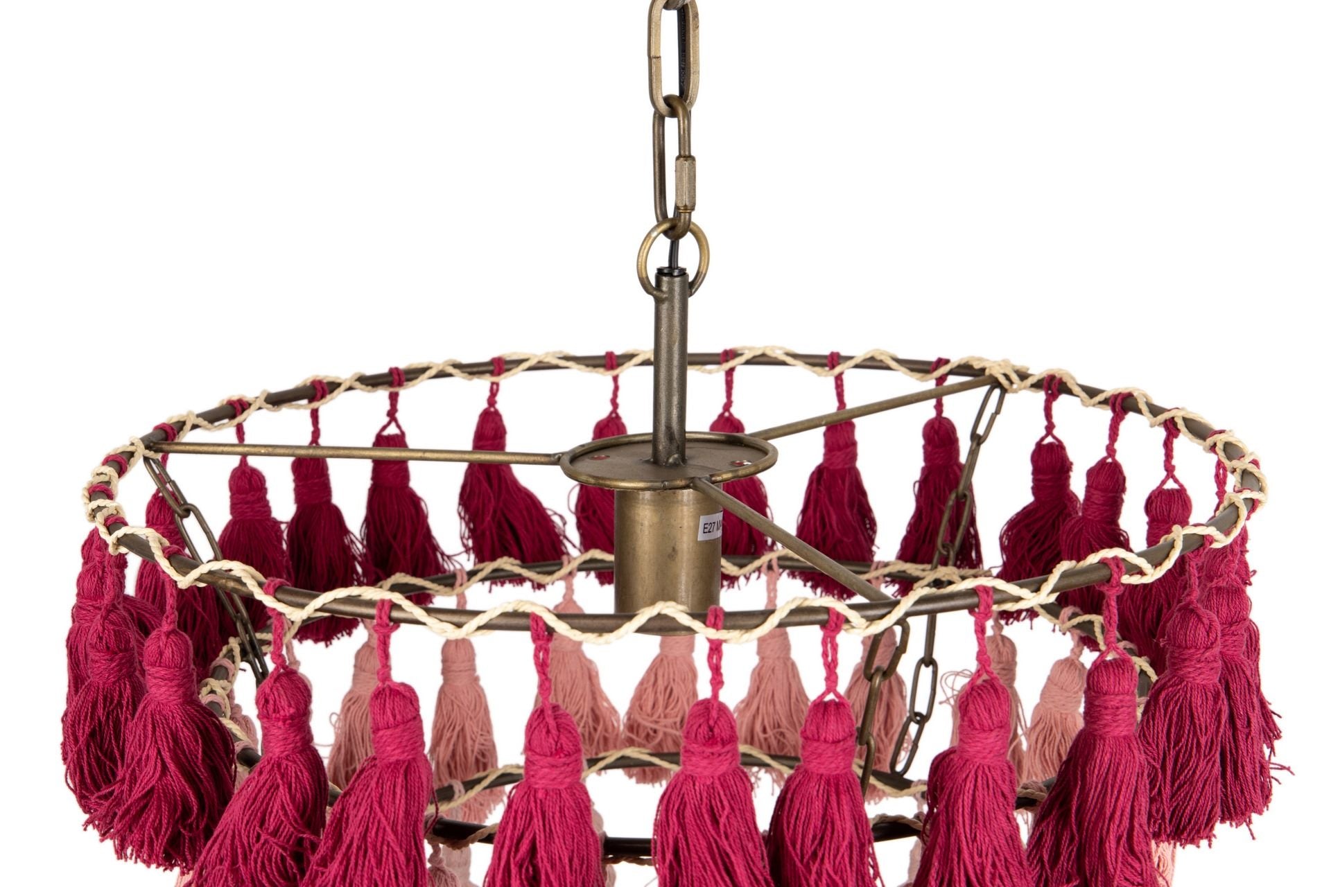 TASSEL CEILING LAMP 3 COLORS 45x45x146 CM CM