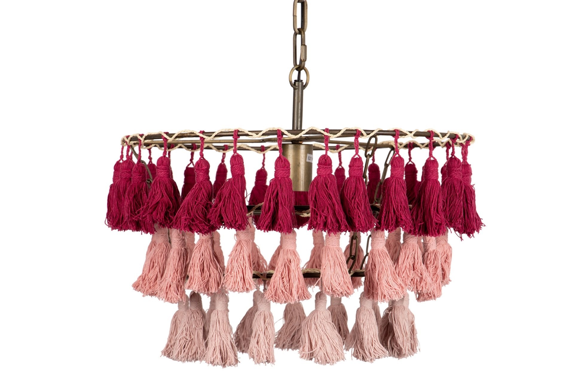 TASSEL CEILING LAMP 3 COLORS 45x45x146 CM CM