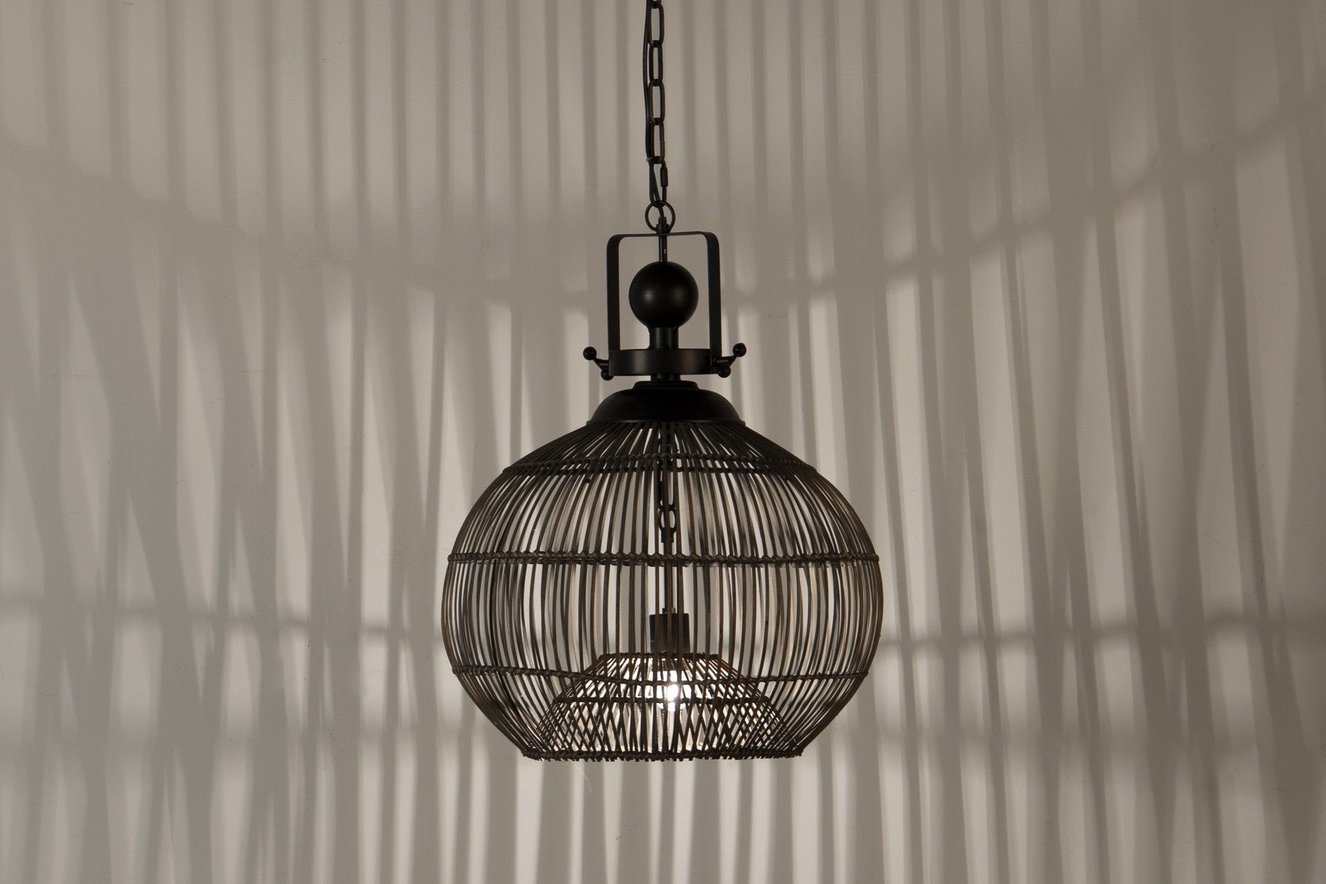 LAMPARA TECHO METAL 46x46x165 CM