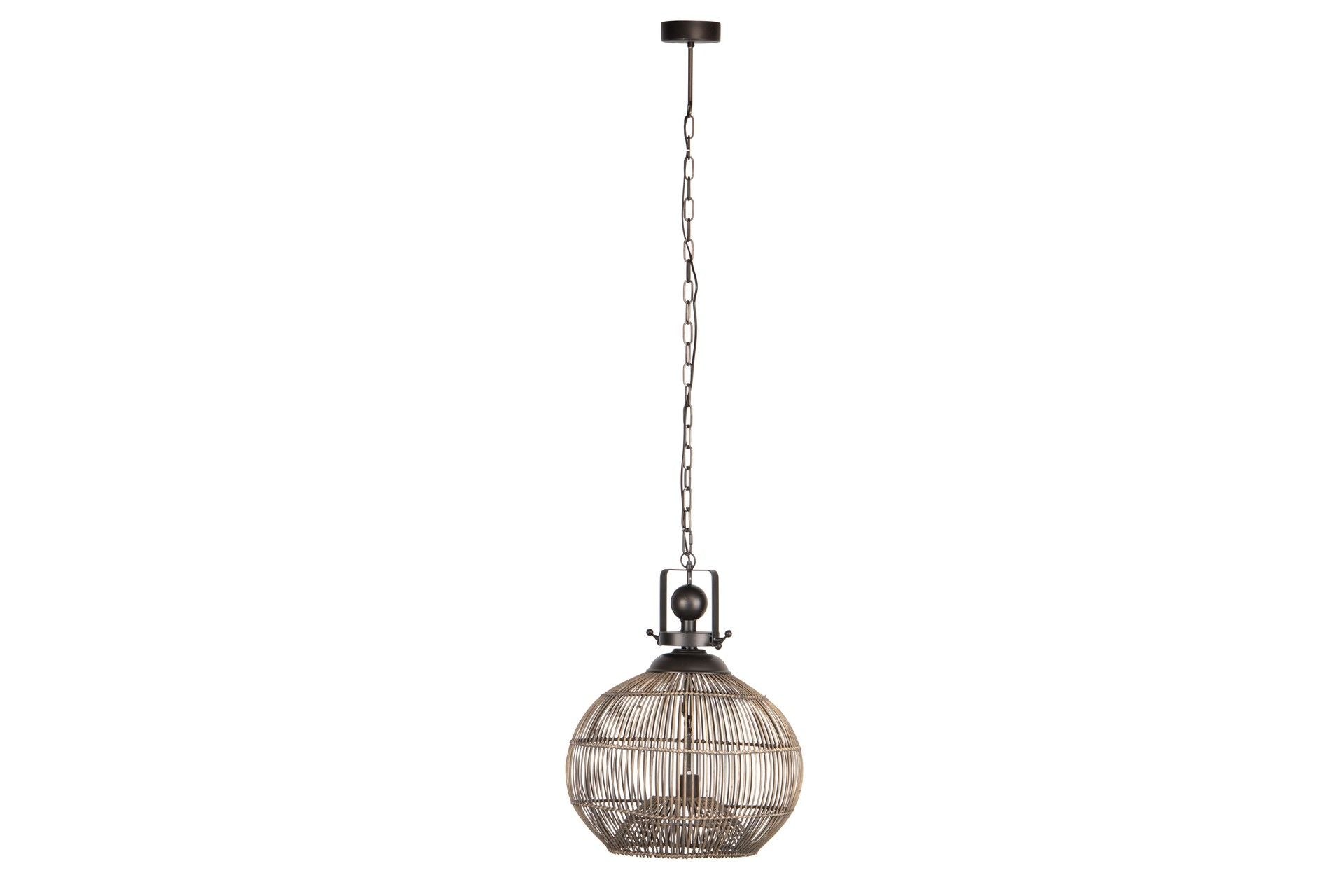 METAL CEILING LAMP 46x46x165 CM