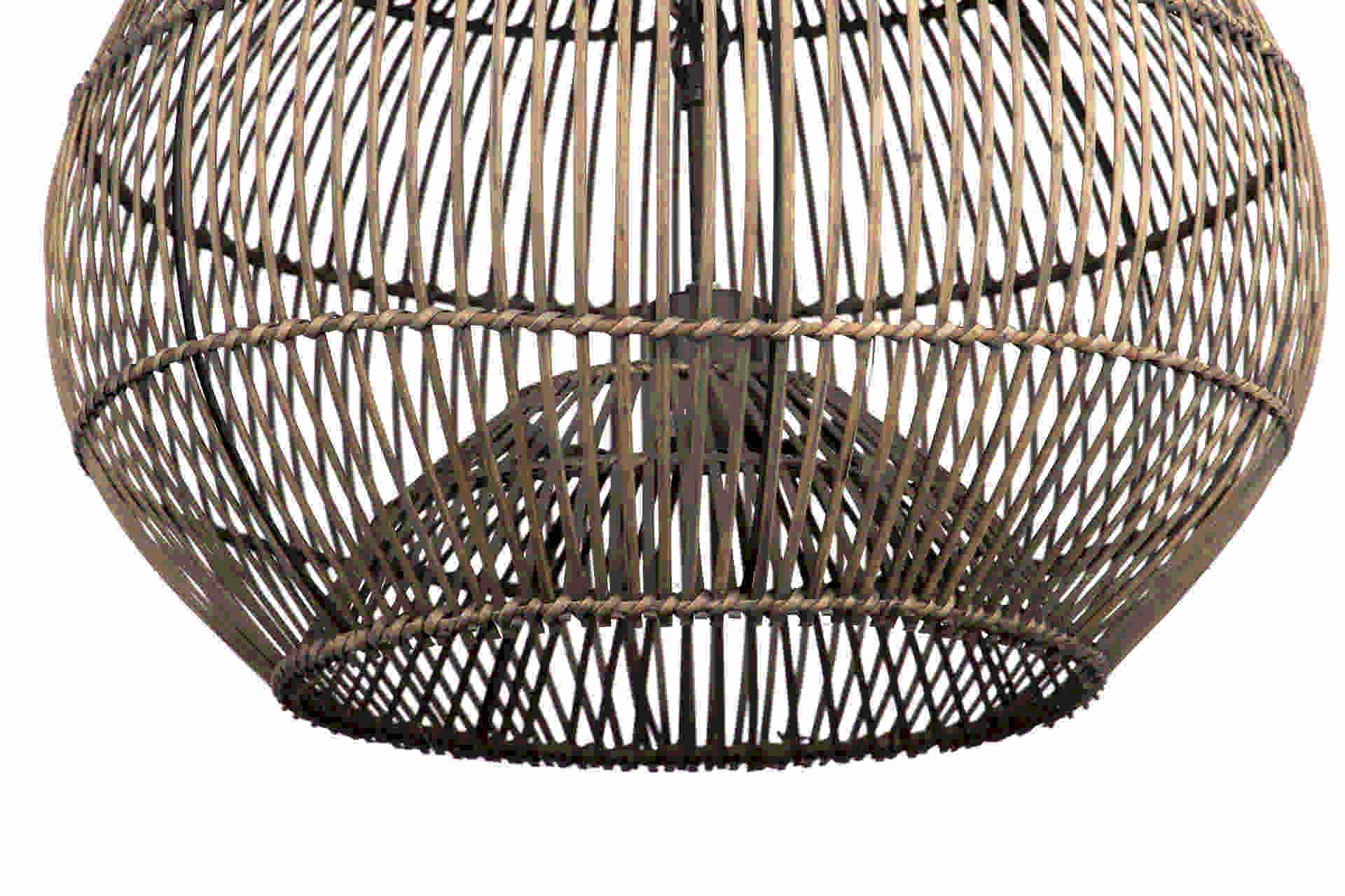 LUMINÁRIA DE TETO DE METAL 46x46x165 CM