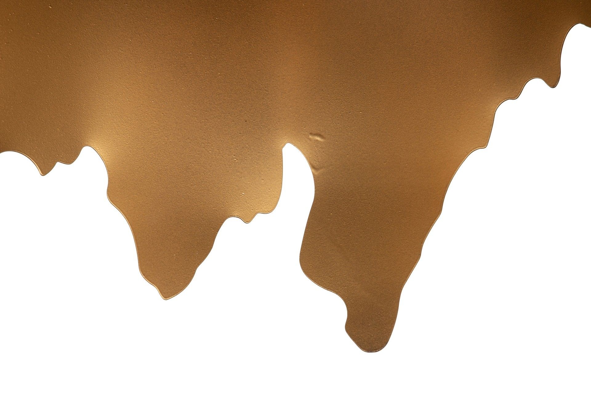 LUMINÁRIA DE TETO DE METAL DOURADO 41x41x42