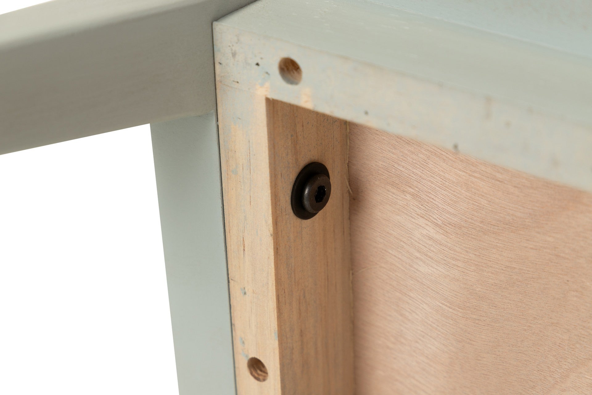MESA DE MDF PINHO MARROM CINZA 40x32x61 CM