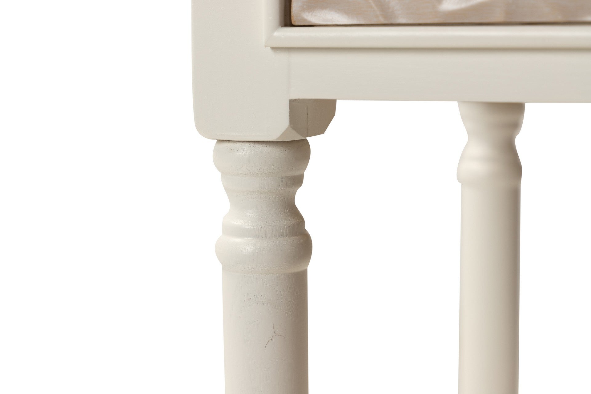 MESITA MDF PINO BLANCO MARRON 36x34x72 CM