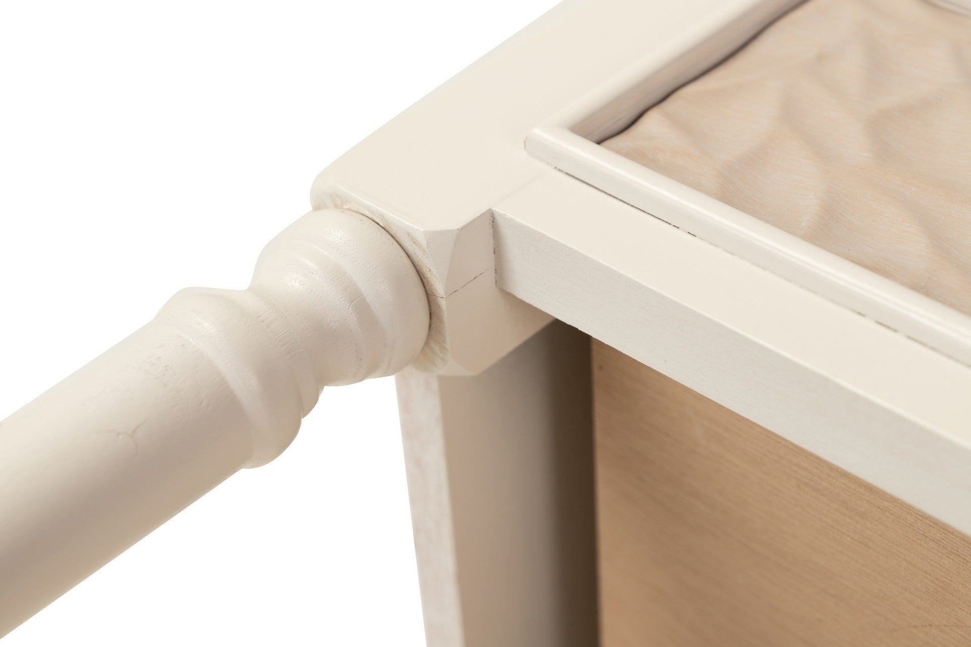 MESITA MDF PINO BLANCO MARRON 36x34x72 CM