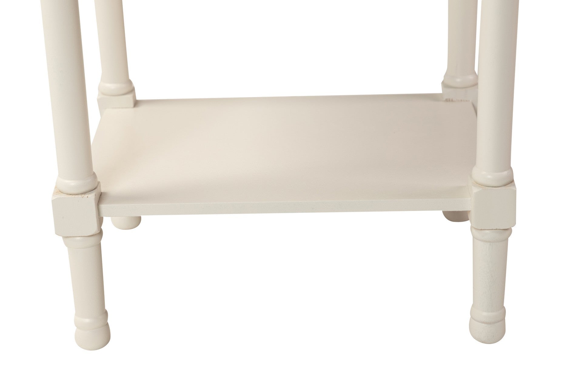 MESITA MDF PINO BLANCO MARRON 43x35x68 CM