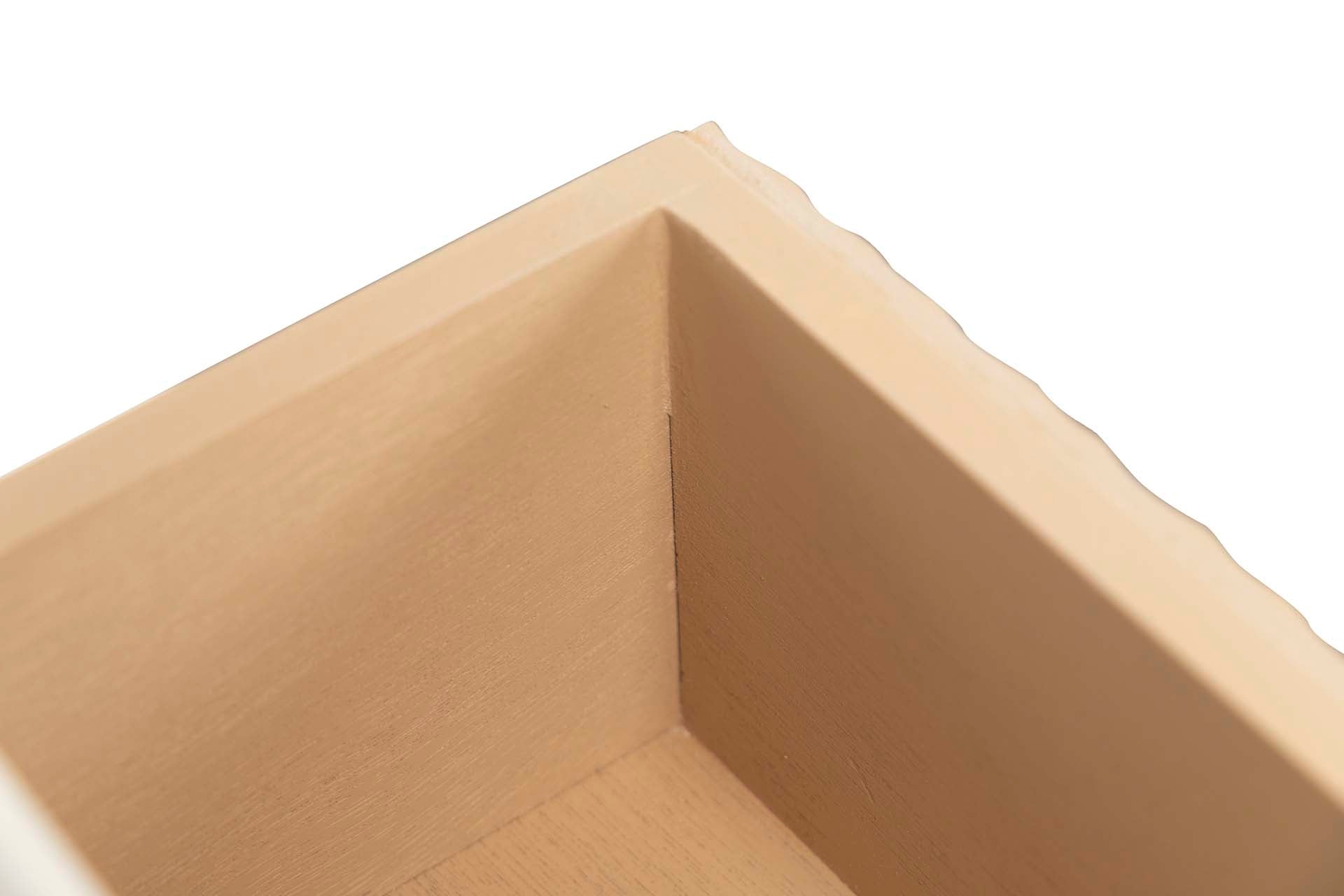 CONSOLA MDF PINO BLANCO MARRON 90x30x75 CM