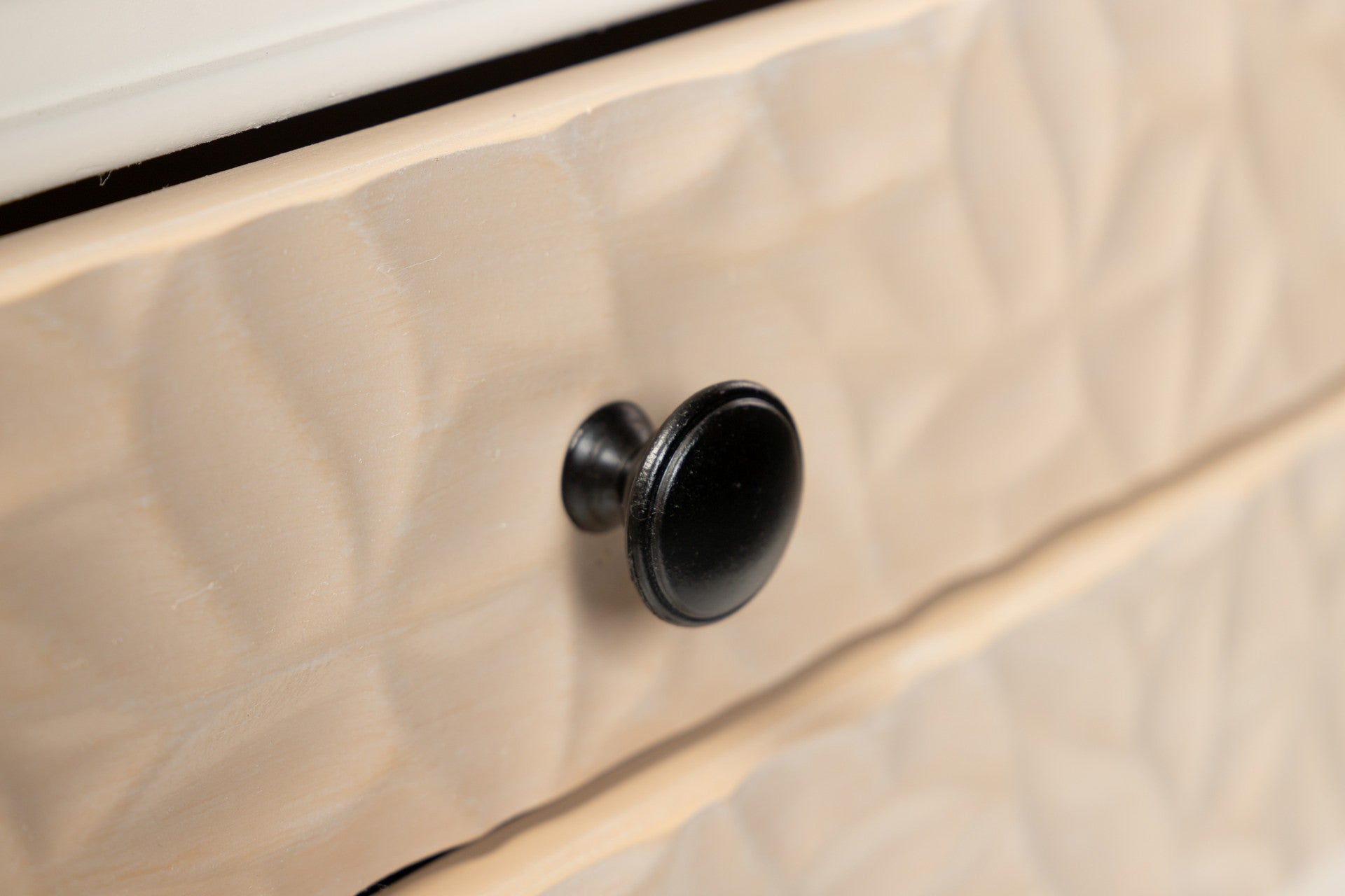 WHITE BROWN PINE MDF CONSOLE 107x38x75 CM