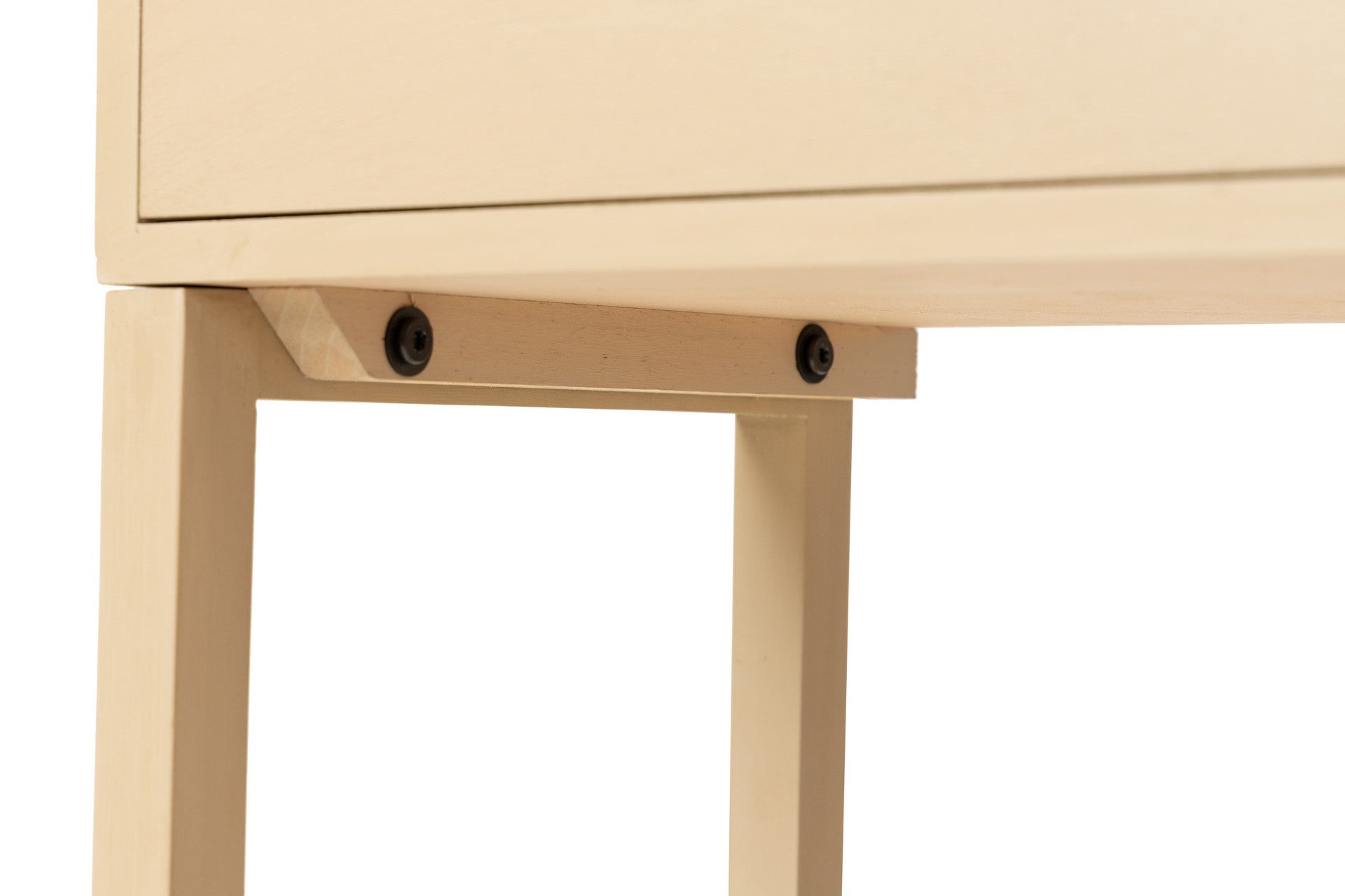 CONSOLA MDF PINHO NATUTAL PRETO 90x32x75 CM