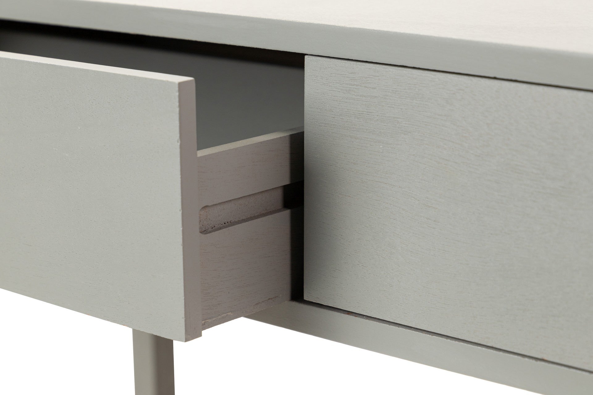 CONSOLA MDF PINO GRIS NEGRO 90x32x75 CM
