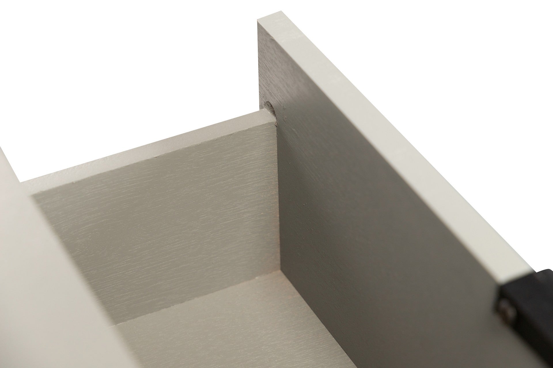 CONSOLA MDF PINO GRIS NEGRO 90x32x75 CM
