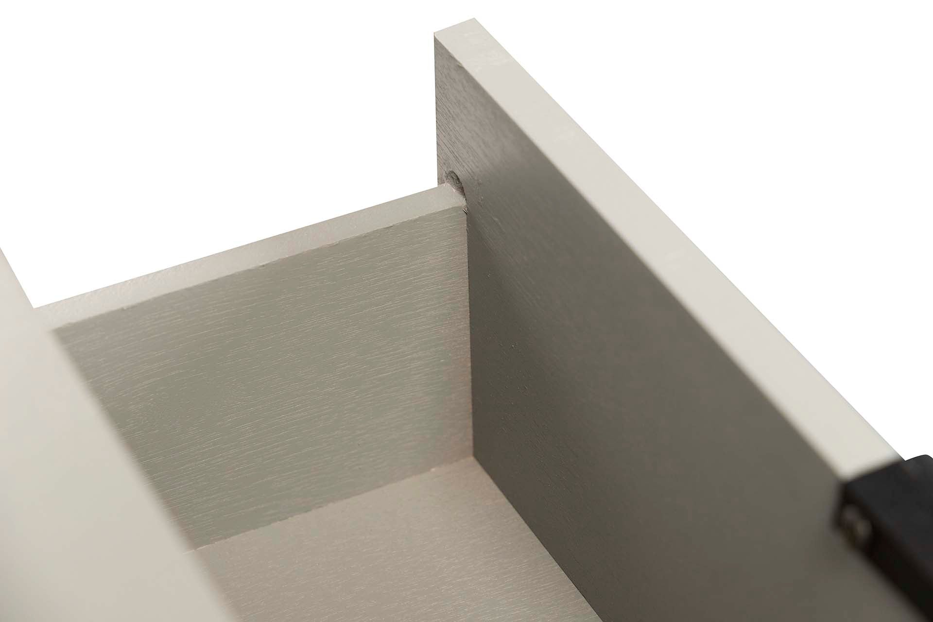 CONSOLA MDF PINO GRIS NEGRO 90x32x75 CM