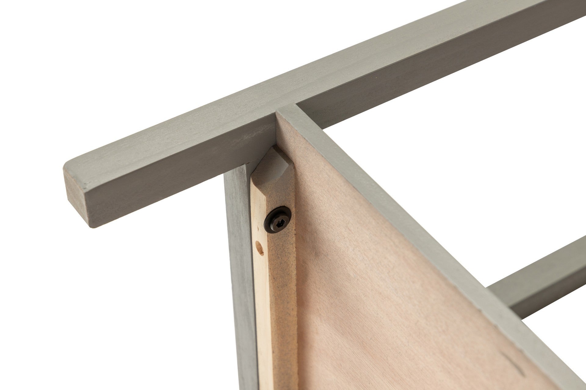 CONSOLA MDF PINO GRIS NEGRO 90x32x75 CM