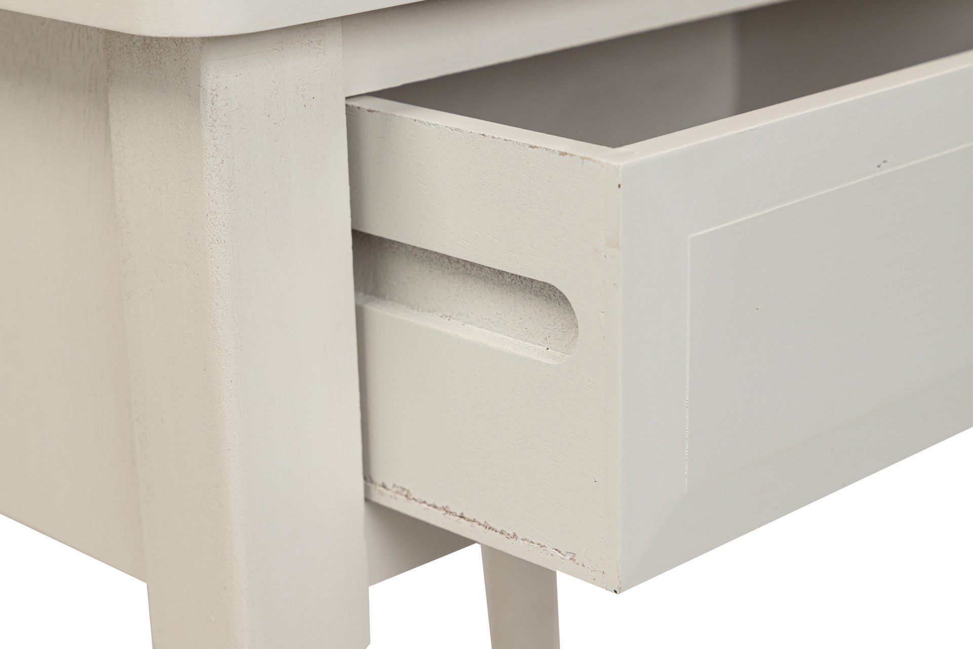 MESITA MDF PINO BLANCO NEGRO 45x35x66 CM