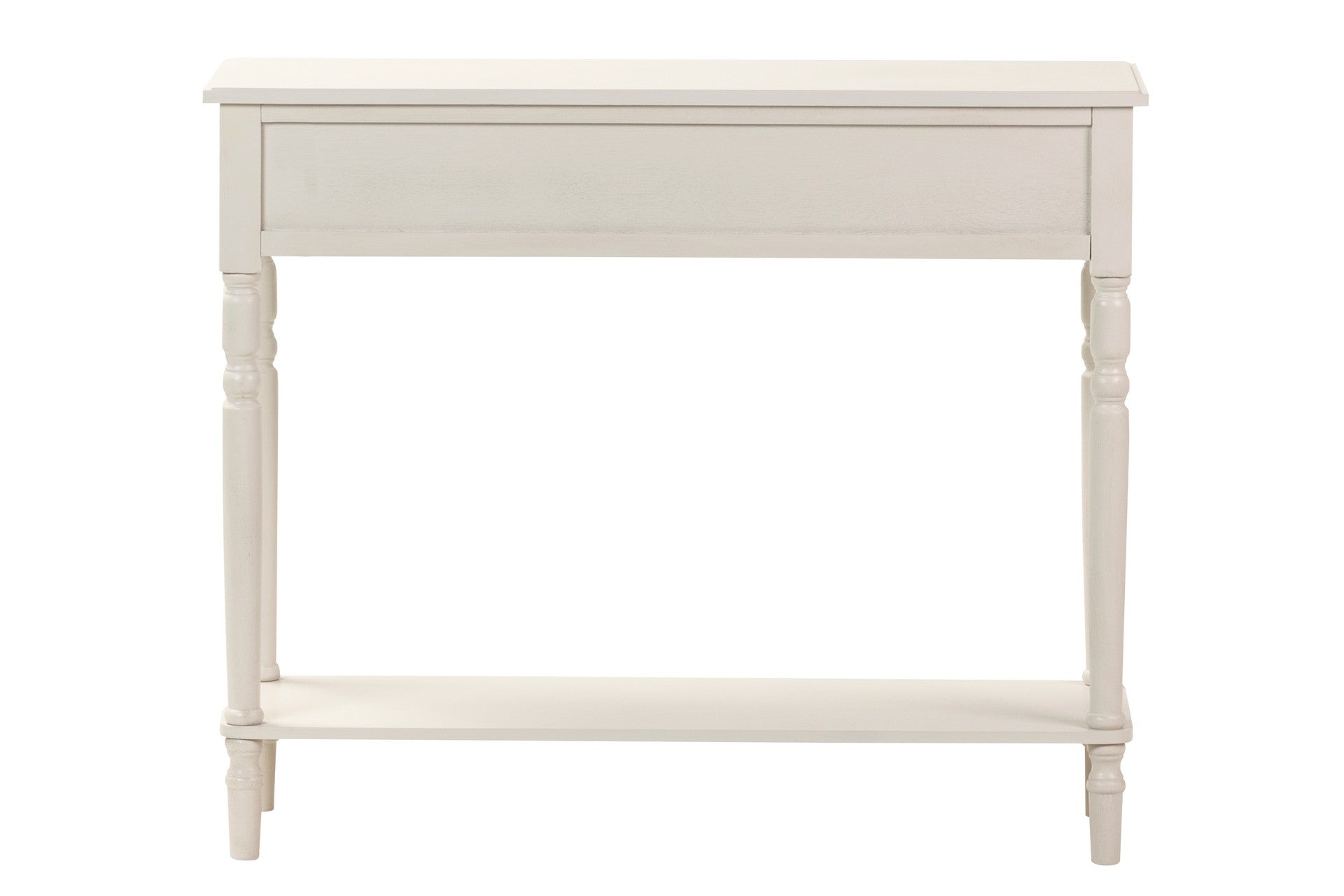 CONSOLA MDF PINO BLANCO NEGRO 90x30x75 CM