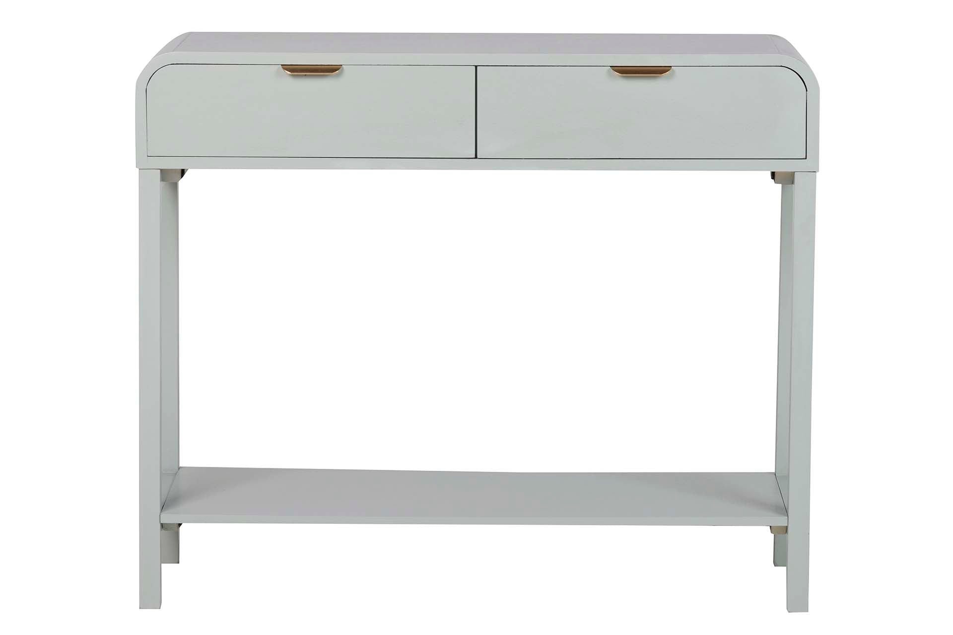 CONSOLA MDF PINO VERDE DORADO 90x32x75 CM