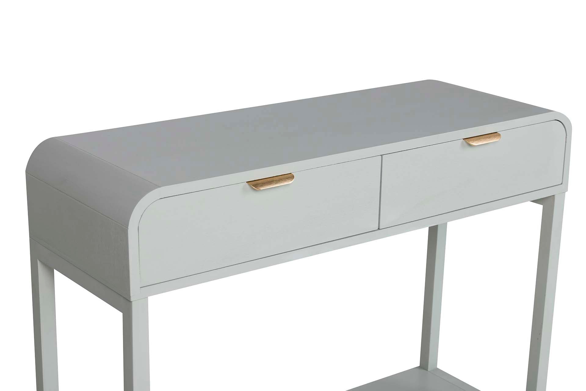 CONSOLA MDF PINO VERDE DORADO 90x32x75 CM