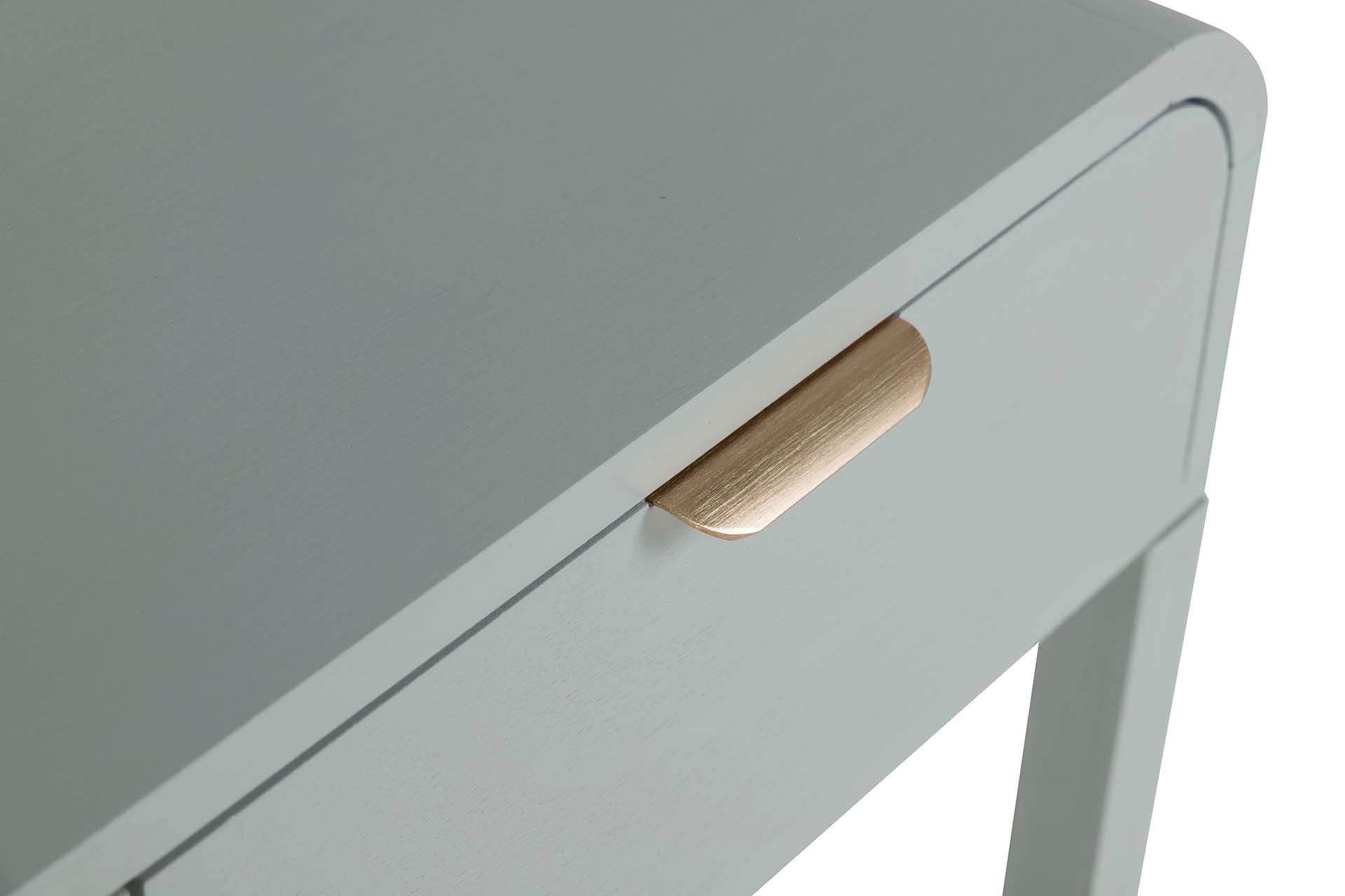 CONSOLA MDF PINO VERDE DORADO 110x32x75 CM