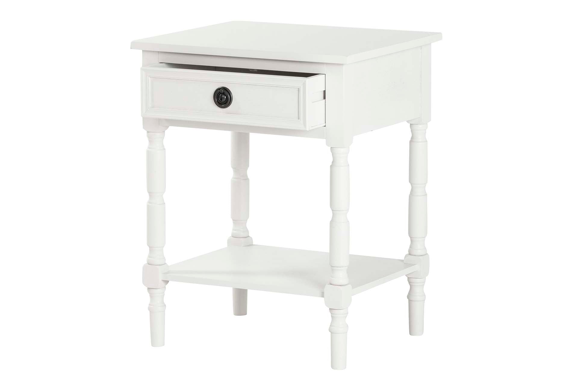 MESA DE MDF DE PINHO BRANCO 48x35x66 CM