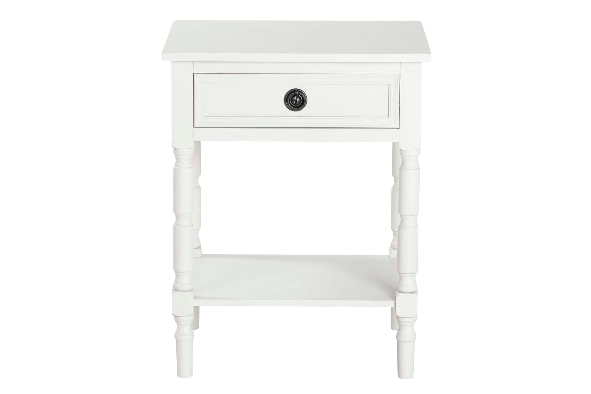 MESA DE MDF DE PINHO BRANCO 48x35x66 CM