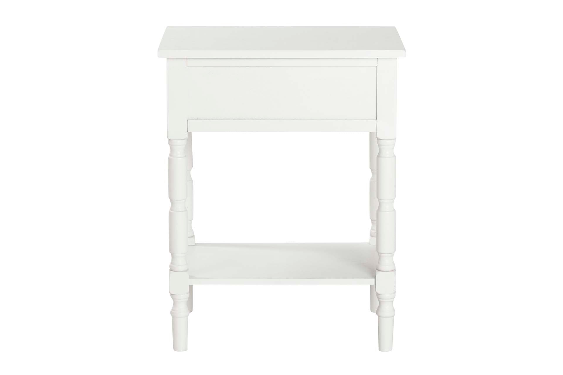 MESA DE MDF DE PINHO BRANCO 48x35x66 CM