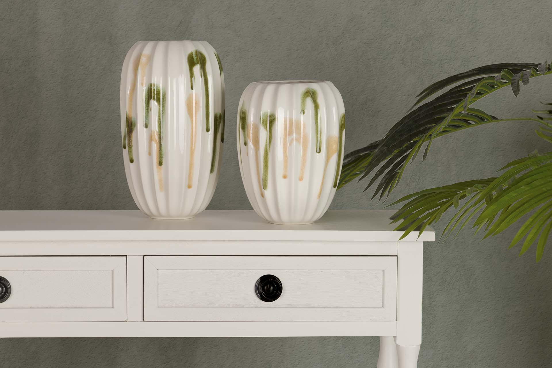 WHITE PINE MDF CONSOLE 90x30x75 CM