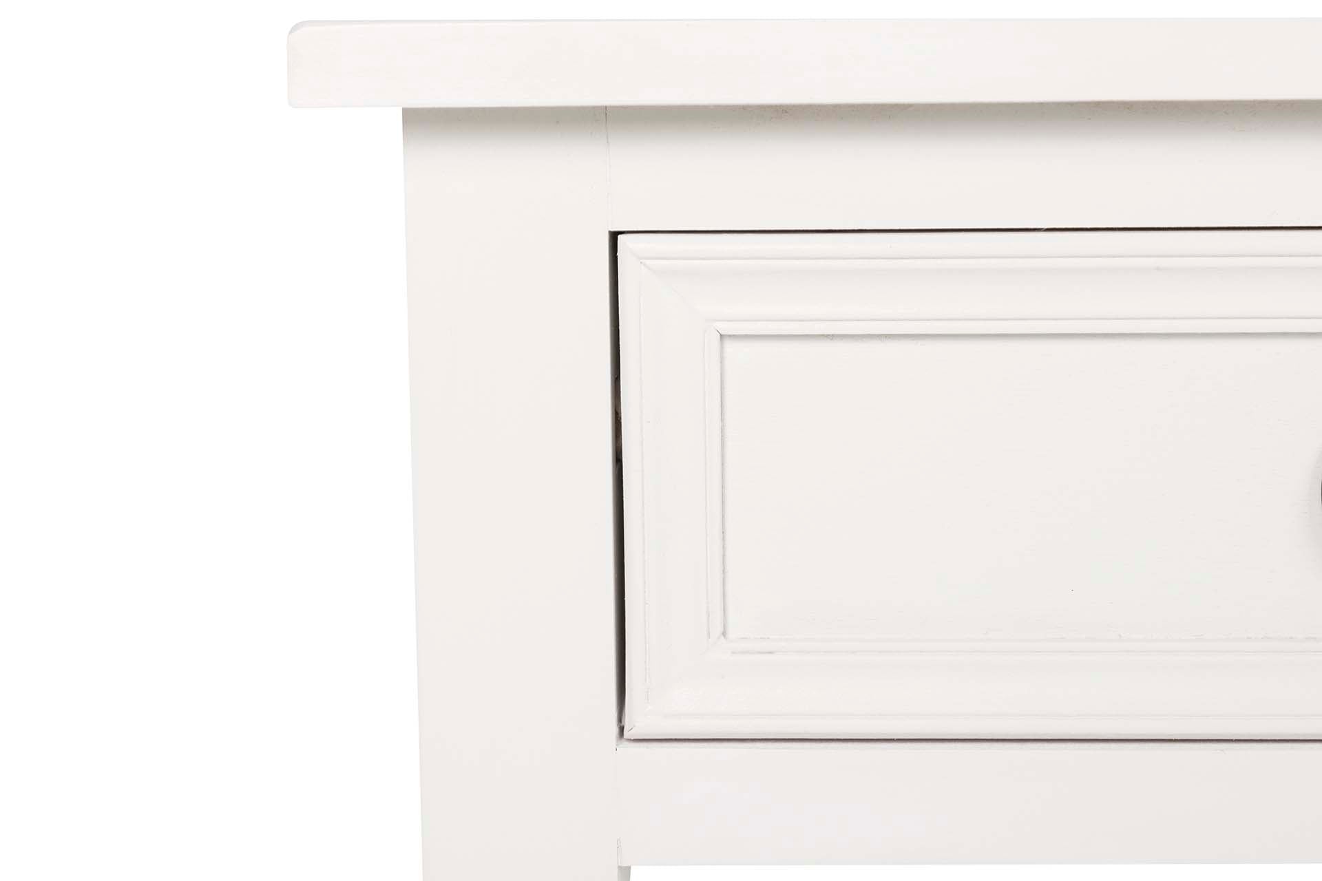 CONSOLA MDF PINO BLANCO 110x30x75 CM
