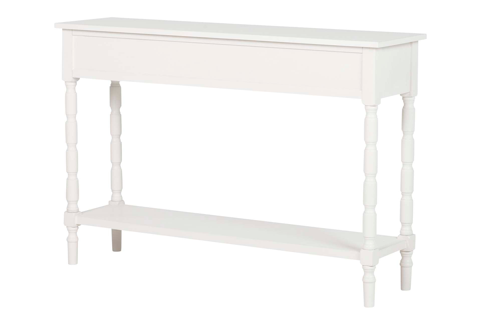 CONSOLA MDF PINO BLANCO 110x30x75 CM